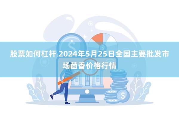 股票如何杠杆 2024年5月25日全国主要批发市场茴香价格行情