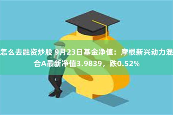 怎么去融资炒股 9月23日基金净值：摩根新兴动力混合A最新净值3.9839，跌0.52%