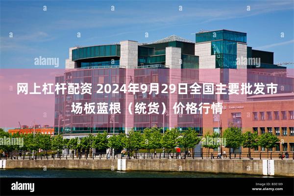 网上杠杆配资 2024年9月29日全国主要批发市场板蓝根（统货）价格行情