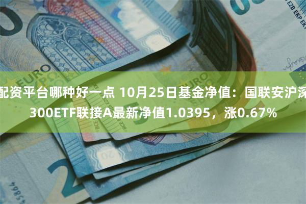 配资平台哪种好一点 10月25日基金净值：国联安沪深300ETF联接A最新净值1.0395，涨0.67%