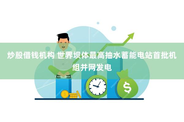 炒股借钱机构 世界坝体最高抽水蓄能电站首批机组并网发电